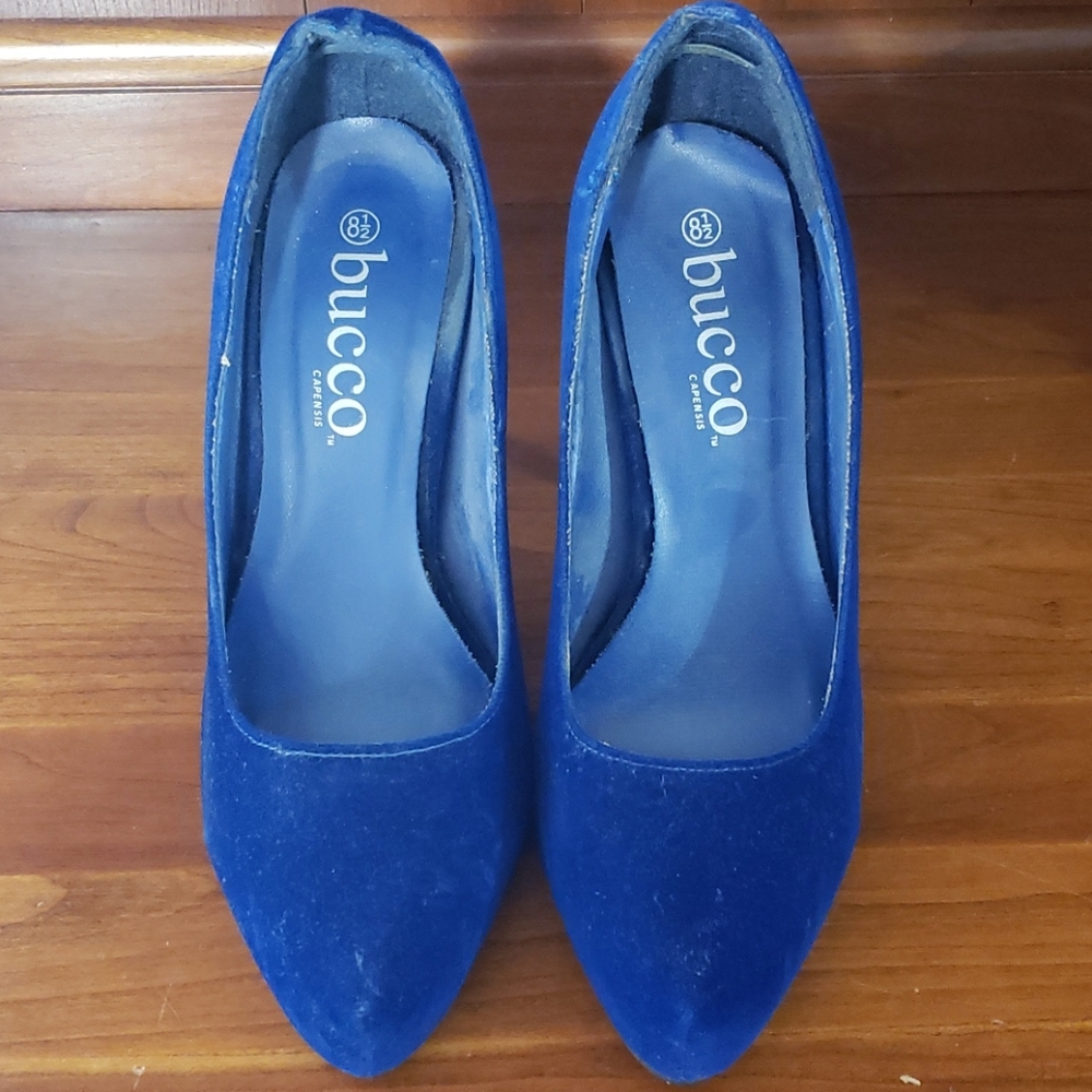 Blue heels